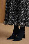 Siyah Puantiye Pilise Etek - 6