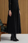 Siyah Püskül Dokulu Viscon Etek - 4