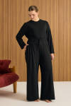 Siyah Rayon Pijama Altı - 2