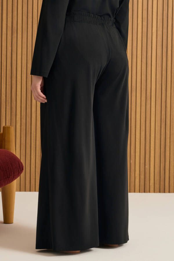 Siyah Rayon Pijama Altı - 6