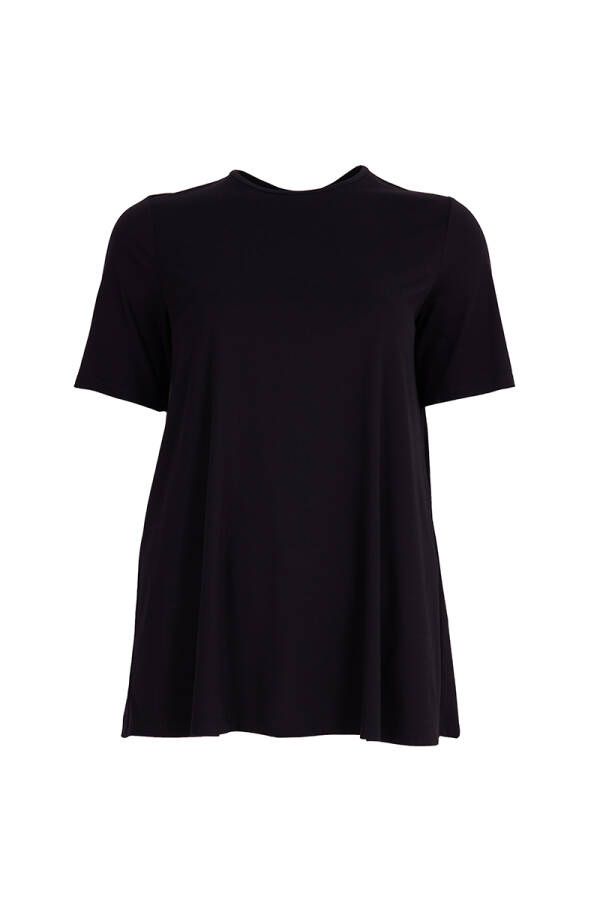 Siyah Şal Yaka İçi Yarım Kollu Tween Set - 4