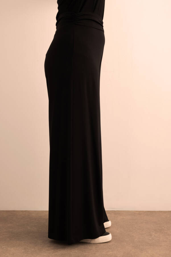 Siyah Şeffaf Baskı Detaylı , Rahat Kalıp Örme Tweenset - 6