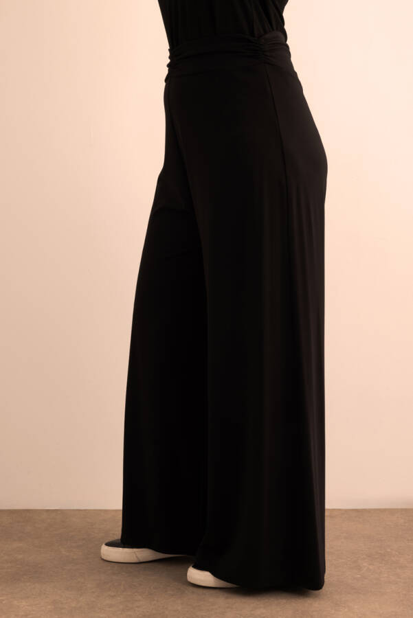 Siyah Şeffaf Baskı Detaylı , Rahat Kalıp Örme Tweenset - 7