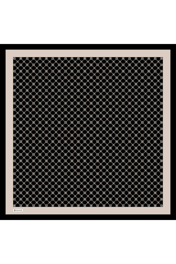 Siyah Soft Touch Eşarp - Aker