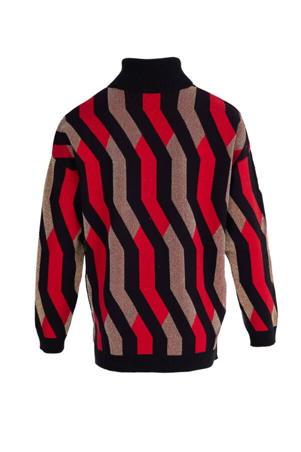 Siyah Tam Balıkçı Triko Bluz - 3