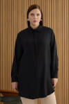 Siyah Tencel Tunik - 2