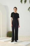 Siyah Viscon Pantolon - 2