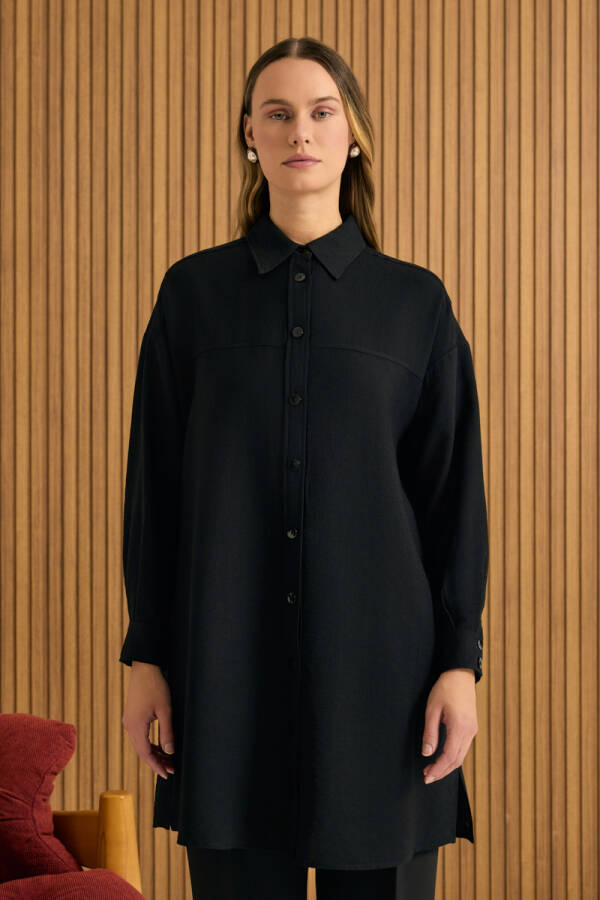 Siyah Viscon Tunik - 3