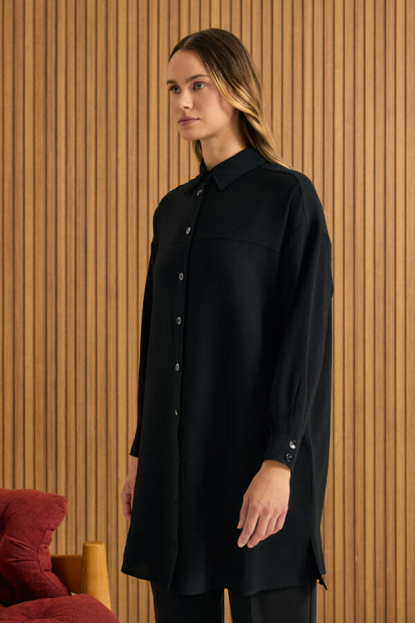 Siyah Viscon Tunik - 4