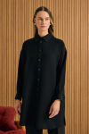 Siyah Viscon Tunik 