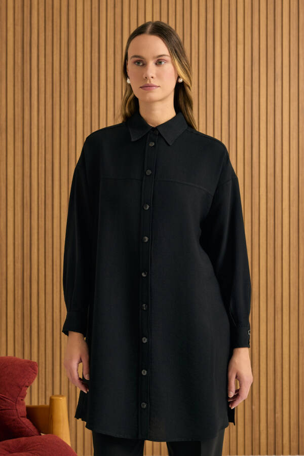 Siyah Viscon Tunik - Aker (1)