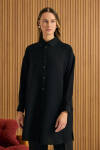 Siyah Viscon Tunik 