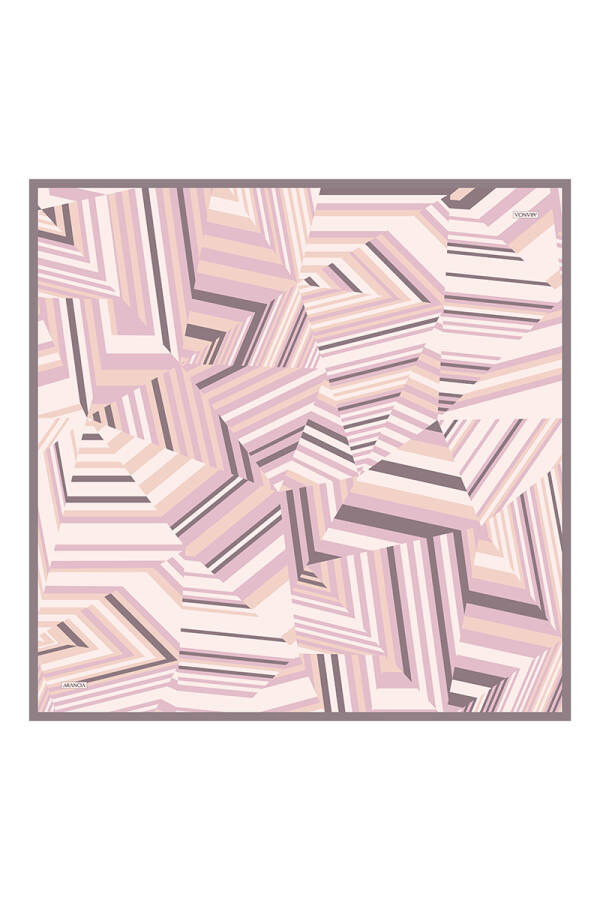 Somon 90X90 İpek Twill Eşarp - 1