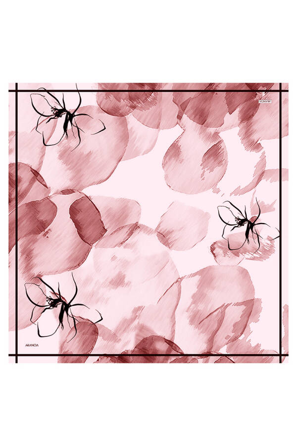 Somon 90X90 İpek Twill Eşarp - 1