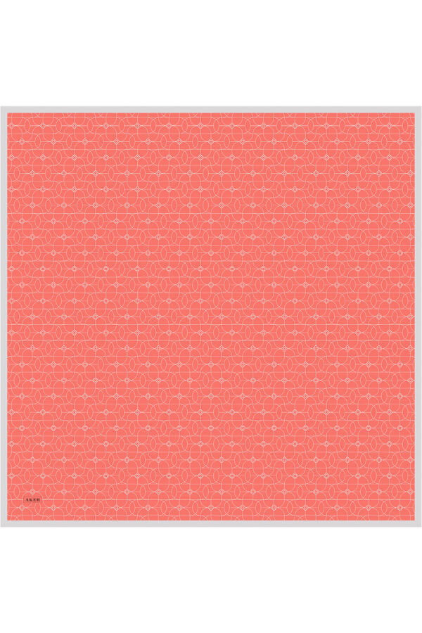 Somon 90X90 İpek Twill Eşarp - 1