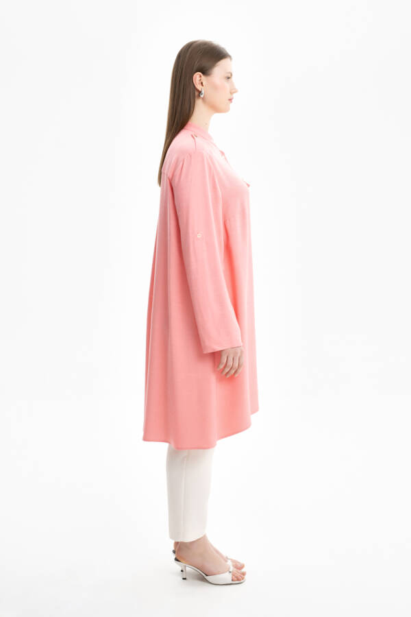 Somon İşleme Detaylı Apoletli Tunik - Aker (1)