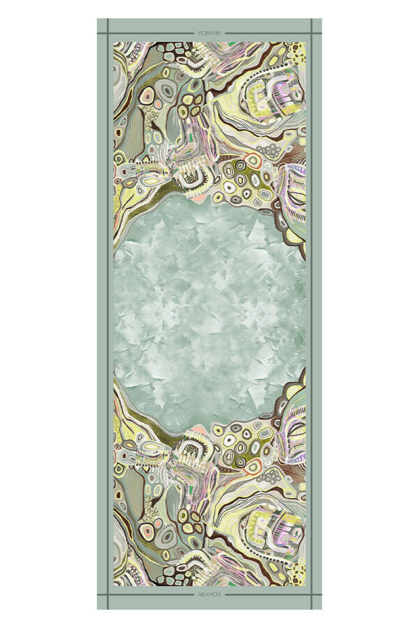 Su Yeşili 70X200 Modal Şal - 1