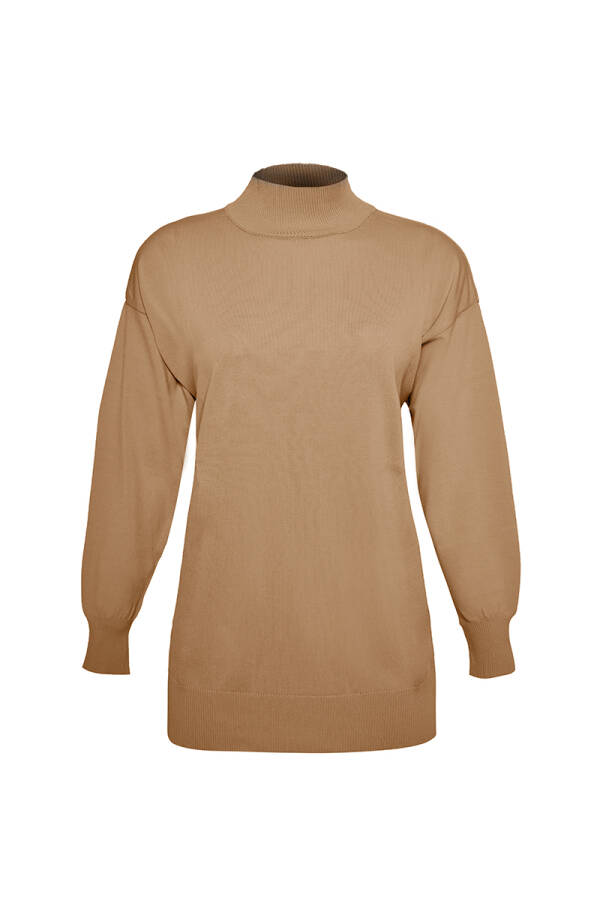 Taba 3656111 İnce İpli Düz Triko Tunik - Aker