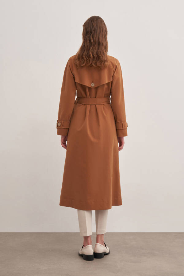 Taba Kruvaze Trençkot - 6