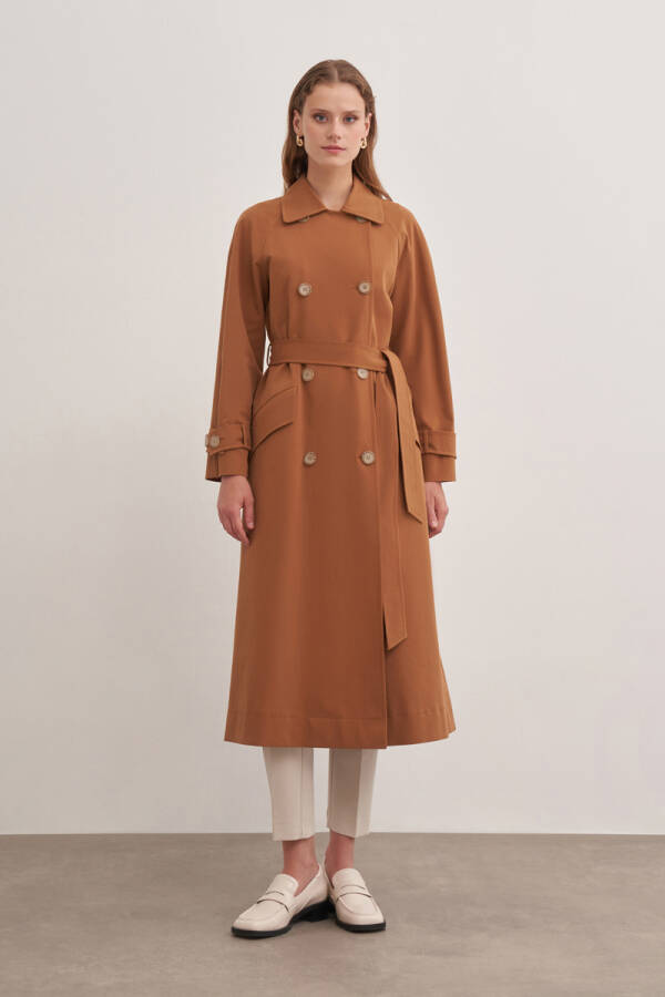 Taba 7169111 Kruvaze Trençkot - Aker