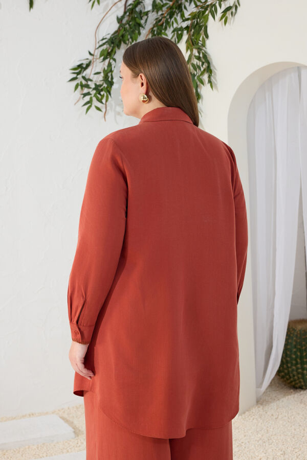 Tarçın Çoban Nakışlı Tunik - 6