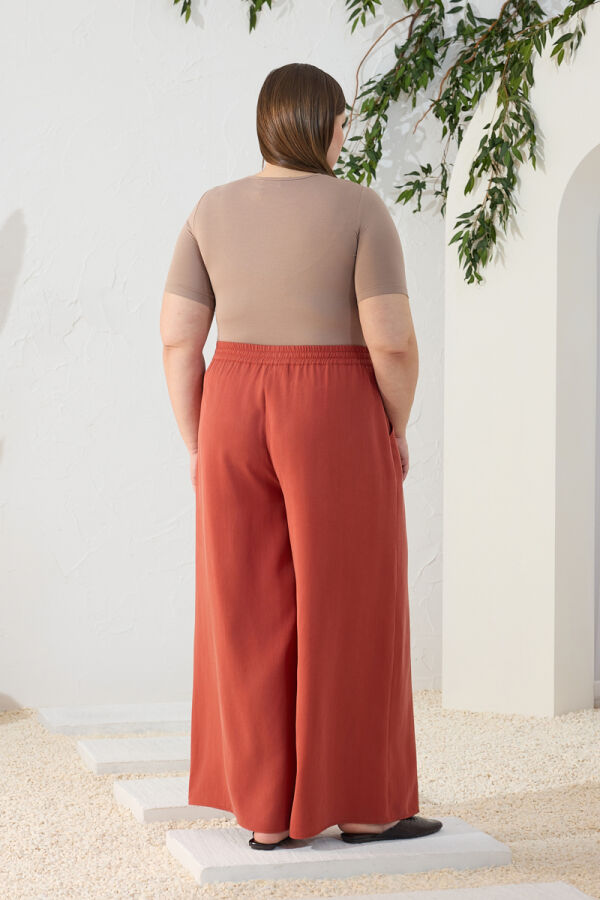 Tarçın Tencel Pantolon Etek - 6