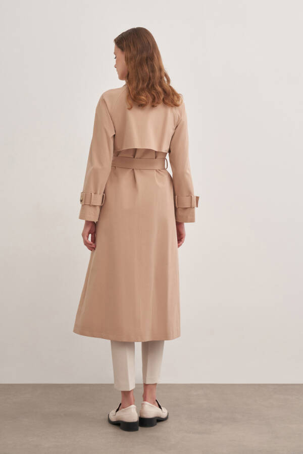 Taş Çift Rüzgarlıklı Kruvaze Trençkot - Aker (1)