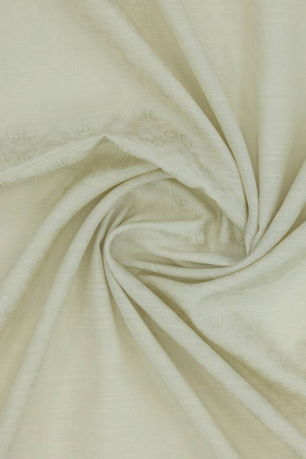 Taş 75X190 CM Logolu İpek Koton Jakar Şal - Pierre Cardin (1)