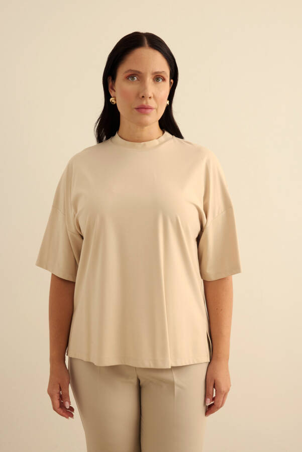 Taş Basic Rayon T-Shırt - Aker