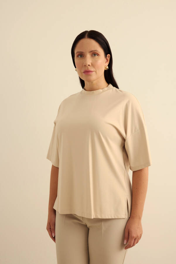 Taş Basic Rayon T-Shırt - Aker (1)