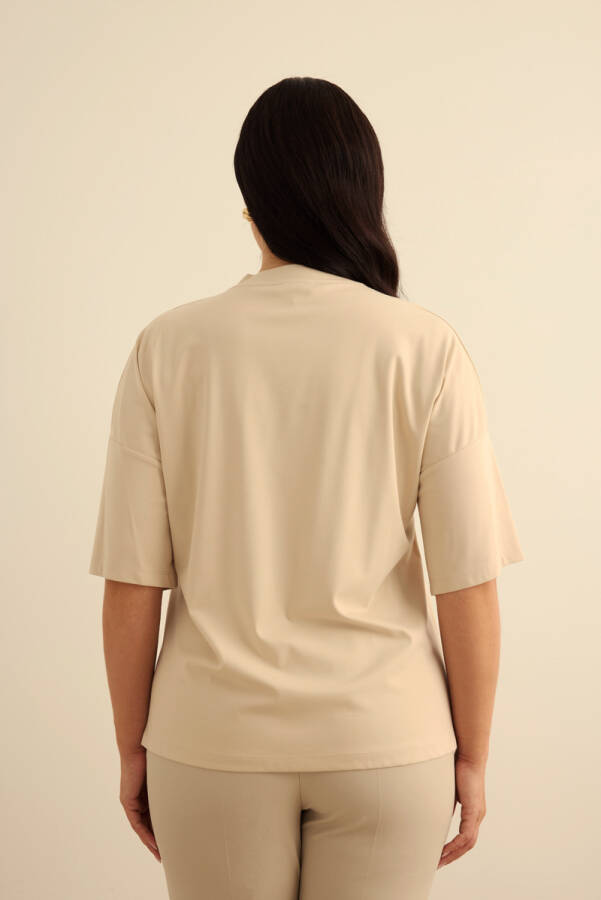 Taş Basic Rayon T-Shırt - 6