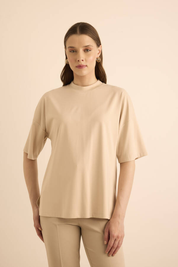 Taş Basic Rayon T-Shırt - 3