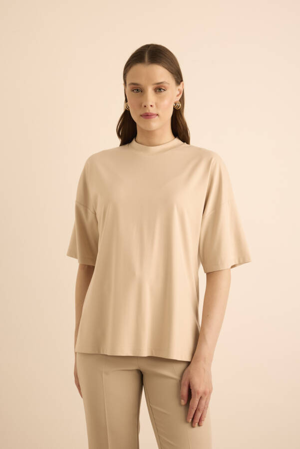 Taş Basic Rayon T-Shırt - 1