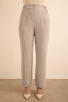 Taş Beli Lastik Detaylı Krep Pantolon - 2