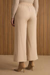 Taş Beli Lastik Detaylı Tencel Pantolon Etek - 6