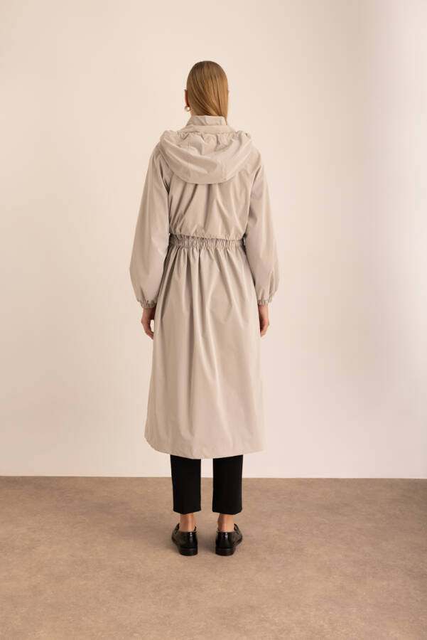 Taş Beli Lastikli Su İtici Özellikli Yağmurluk - 6