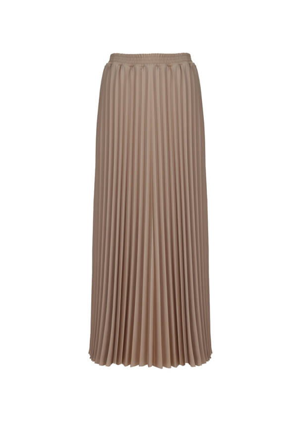 Taş Beli Lastikli Pilise Etek - 3