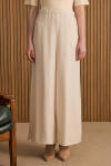 Taş Beli Lastikli Viscon Pantolon Etek - 2