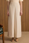 Taş Beli Lastikli Viscon Pantolon Etek - 2