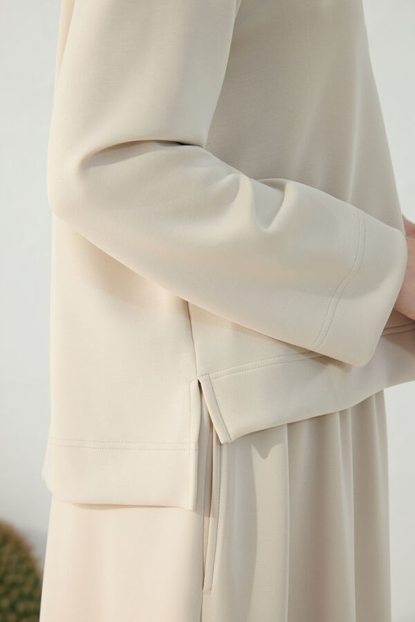 Taş Bisiklet Yaka Örme Bluz - 6