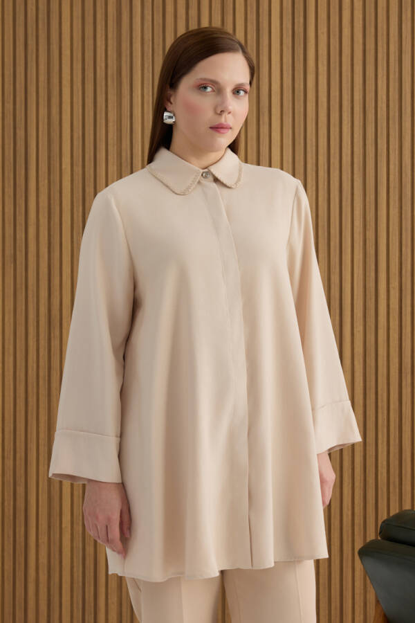 Taş Çoban Dikişli Modal Tunik - 3