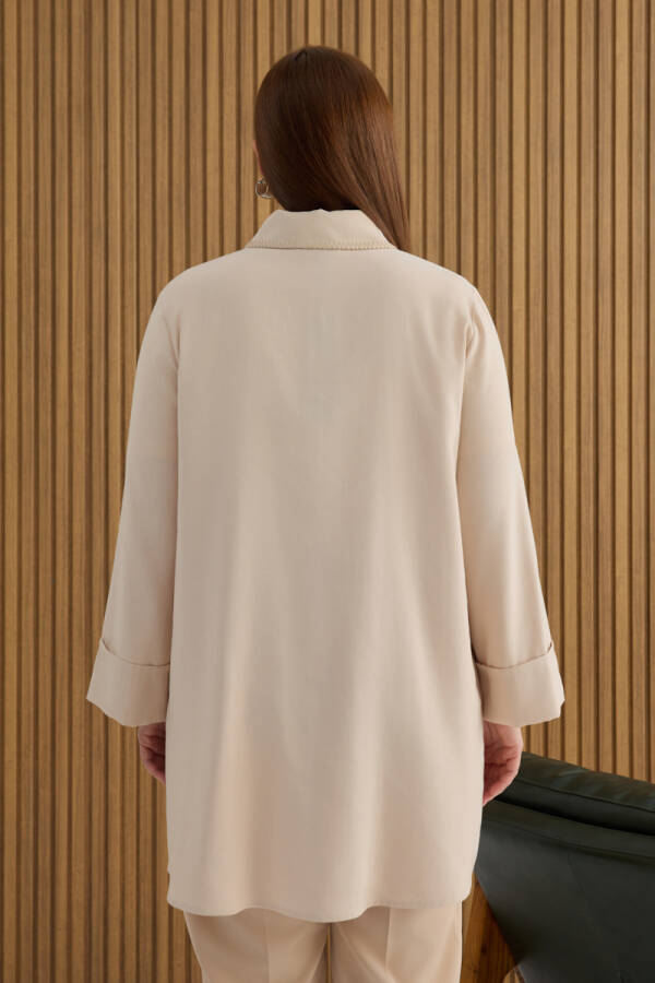 Taş Çoban Dikişli Modal Tunik - 7