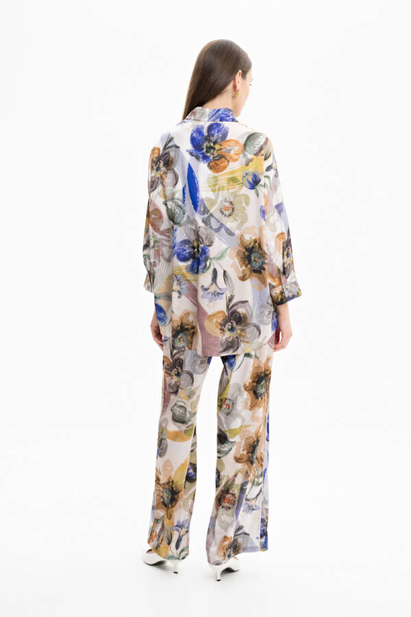 Taş Desenli Bluz - 4