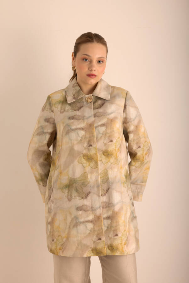 Taş Desenli Keten Kap - Aker (1)