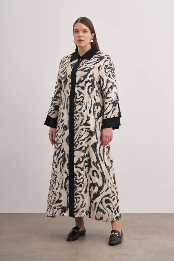 Taş Detaylı Pardösü - Aker