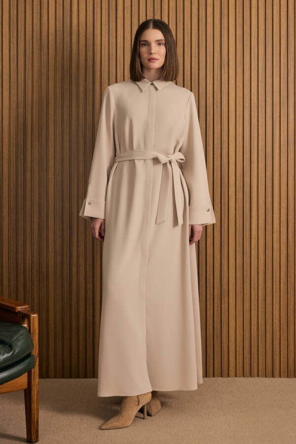 Taş Gömlek Elbise - 3