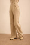 Taş Keten Pantolon - 3