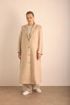 Taş Keten Trenckot - 3