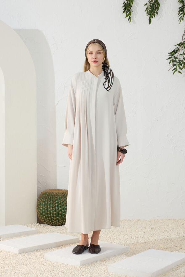 Taş Nervürlü Ferace - 3