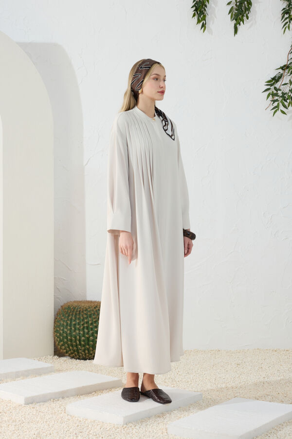 Taş Nervürlü Ferace - 5